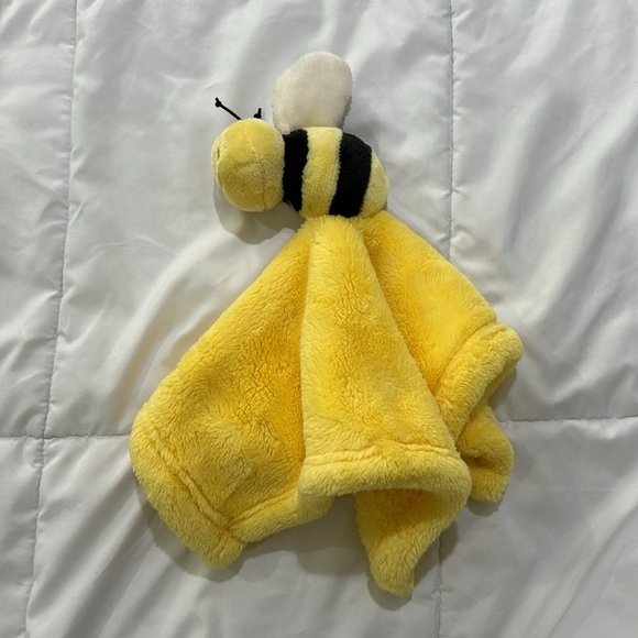 Baby Busy Bee Fleece Security Blanket - Picture 3 of 6
